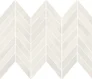 Mozaika Markuria white Chevron mat 29,8x25,5 Cersanit