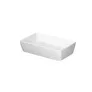 Umywalka nablatowa Cersanit City 61x36 cm prostokątna biały połysk K35-047