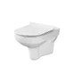 Miska WC wisząca Cersanit City New Cleanon z deską wolnoopadającą duroplast K701-143