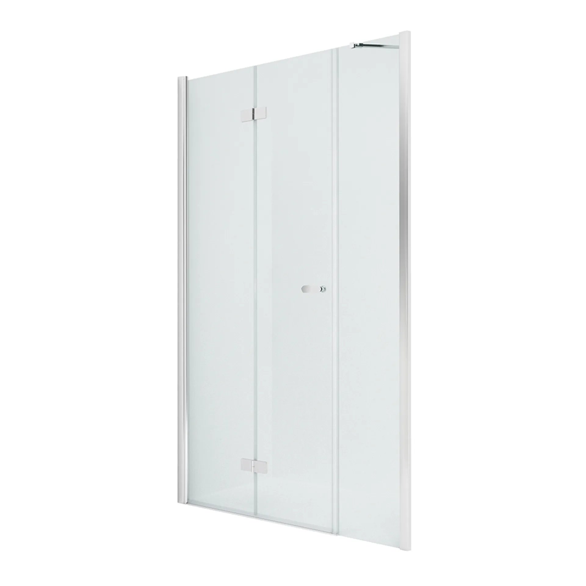Drzwi prysznicowe New Trendy New Soleo 130x195 wnękowe chrom prawe D-0154A/D-0094B