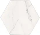 VICENZA WHITE HEX GLOSSY RECT 11X12,5 G1