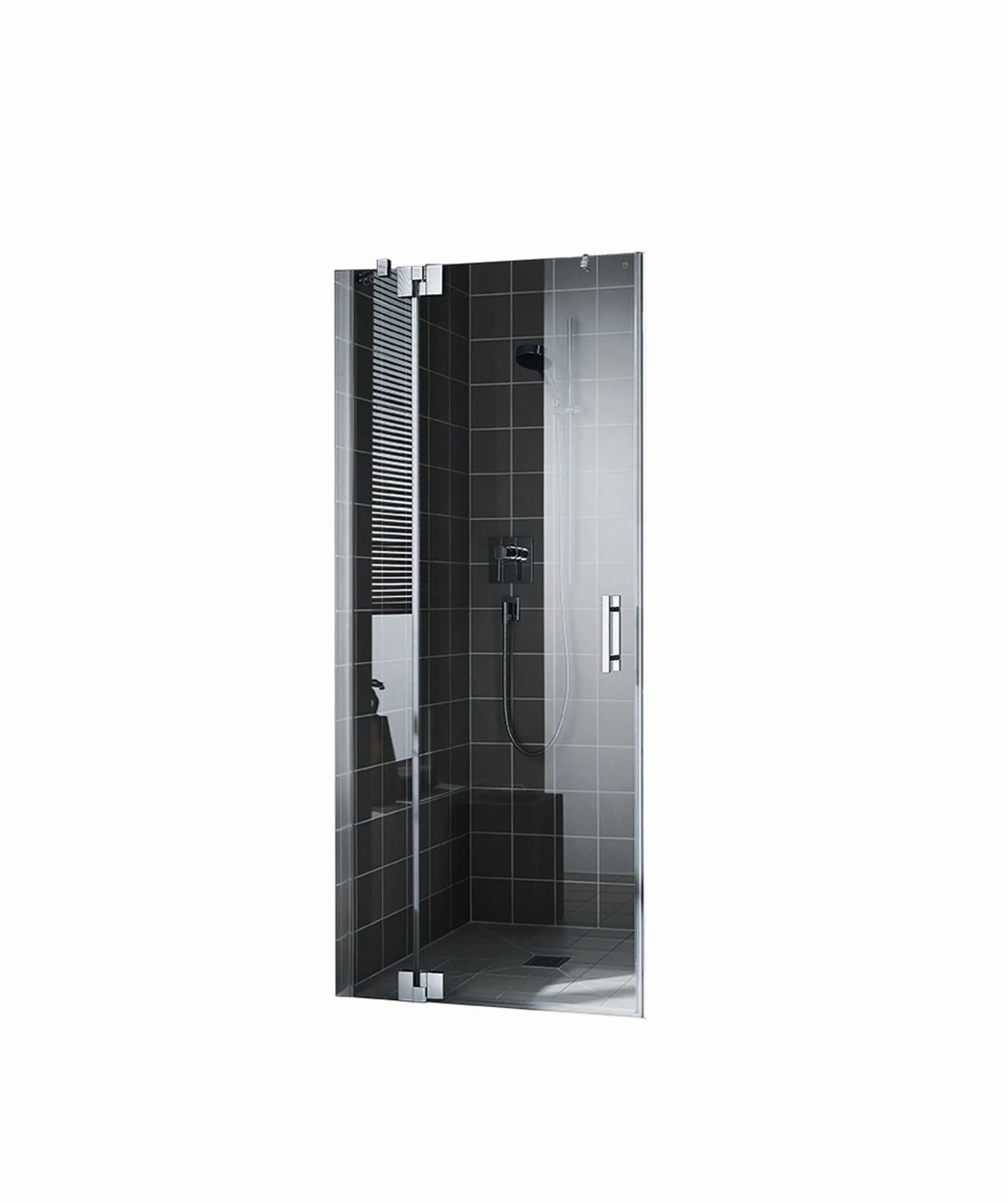 Drzwi prysznicowe Kermi Filia 140x200 chrom transparentne FX1TL14020VPK