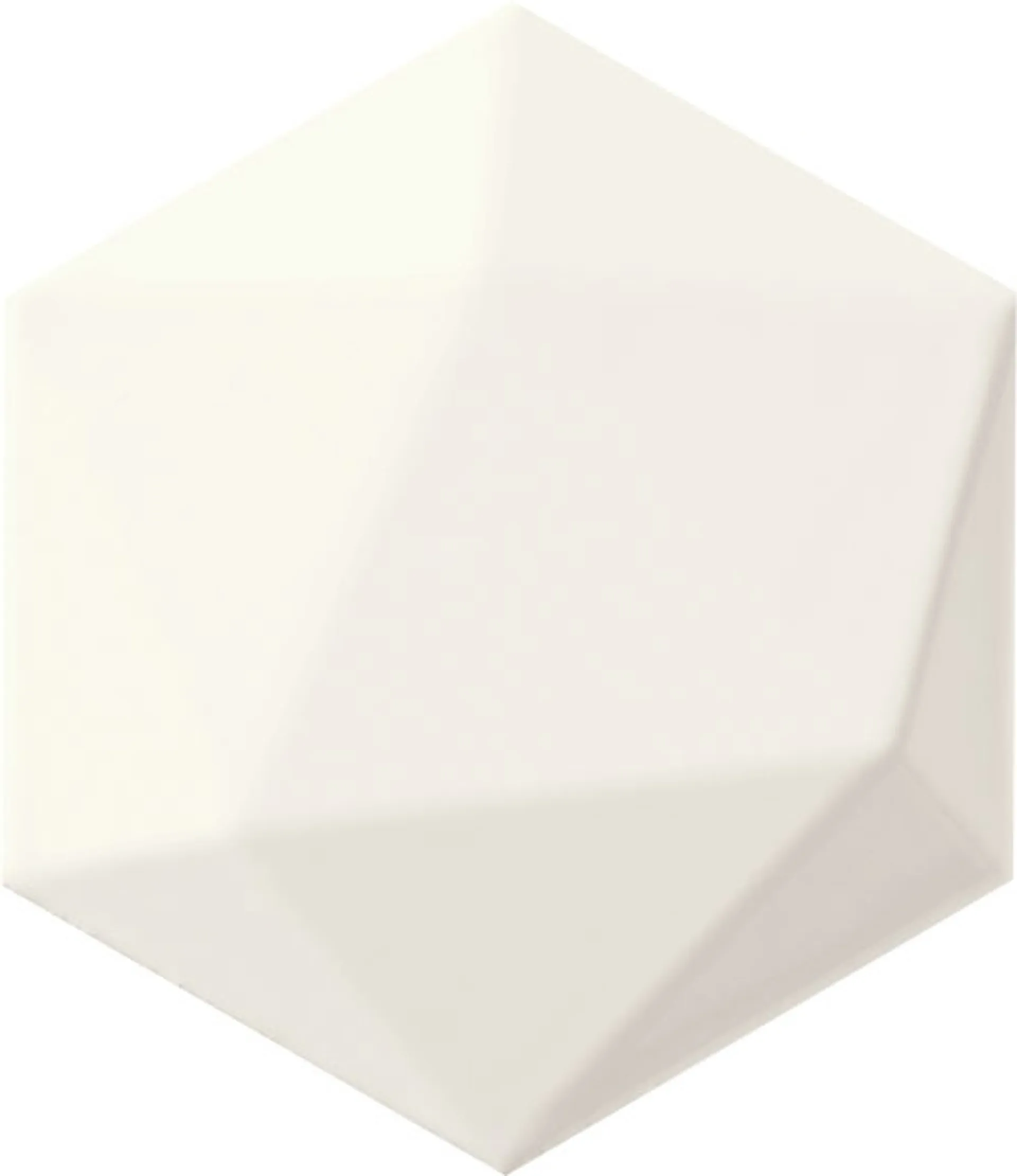 Glazura Polare white hex rectified 11x12,5 Arte