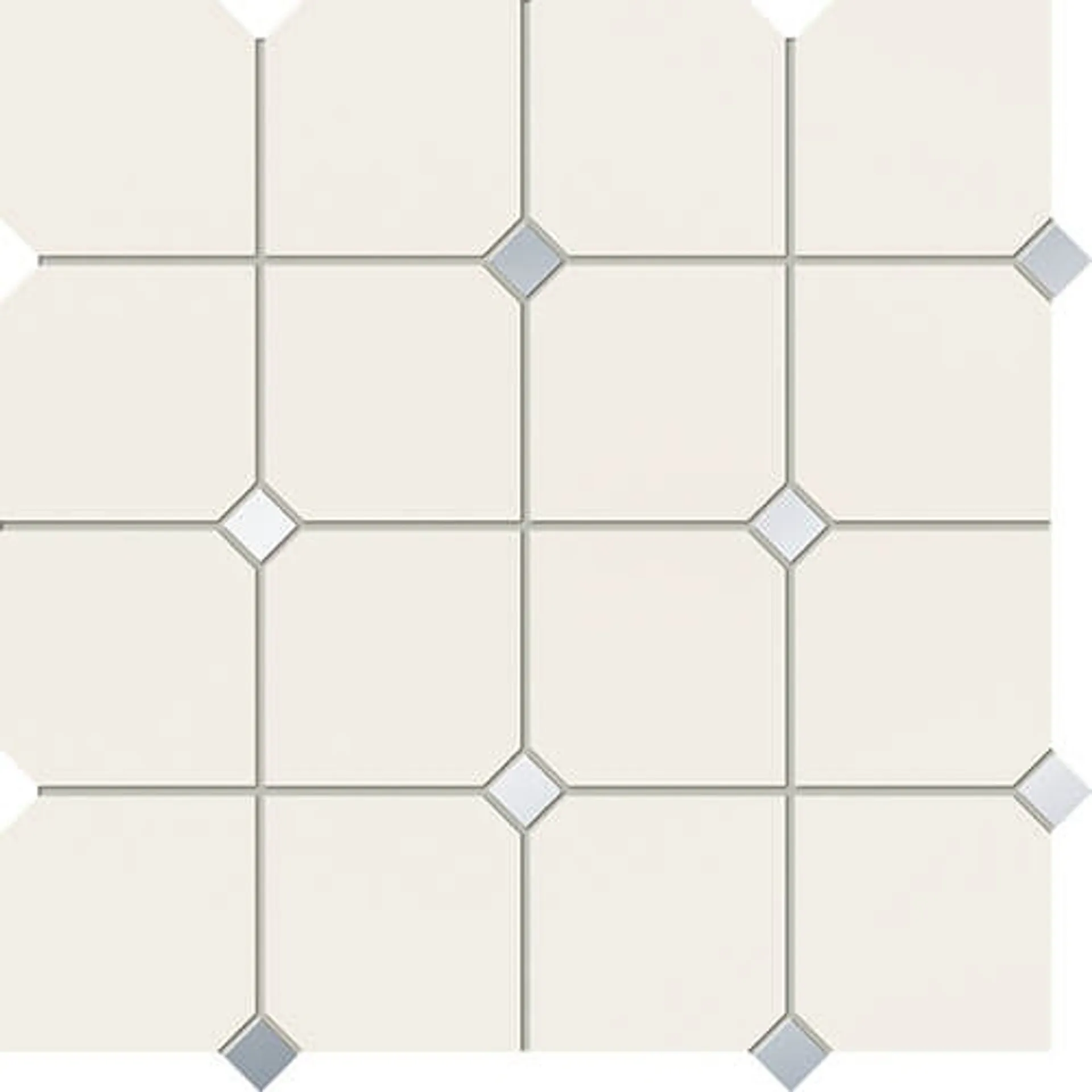Mozaika Tyrolia white glossy rectified 29,8x29,8 Arte