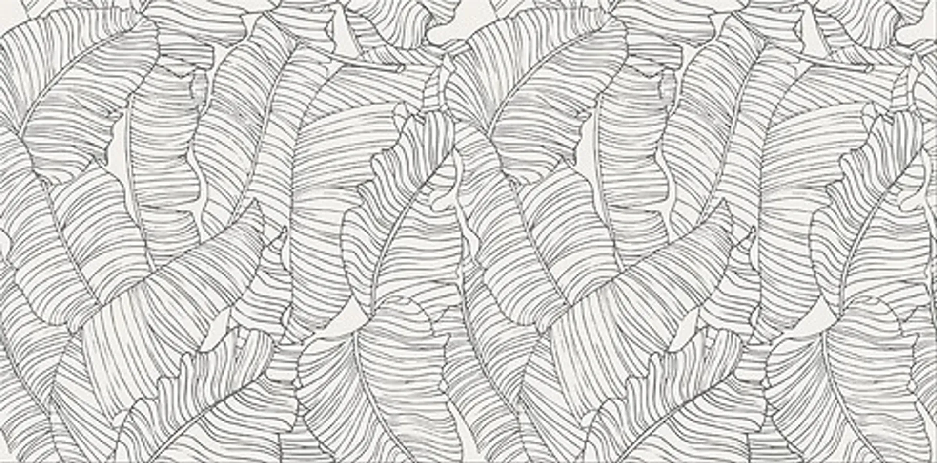 Dekor Tropicani white inserto mat 29,7x60 Cersanit