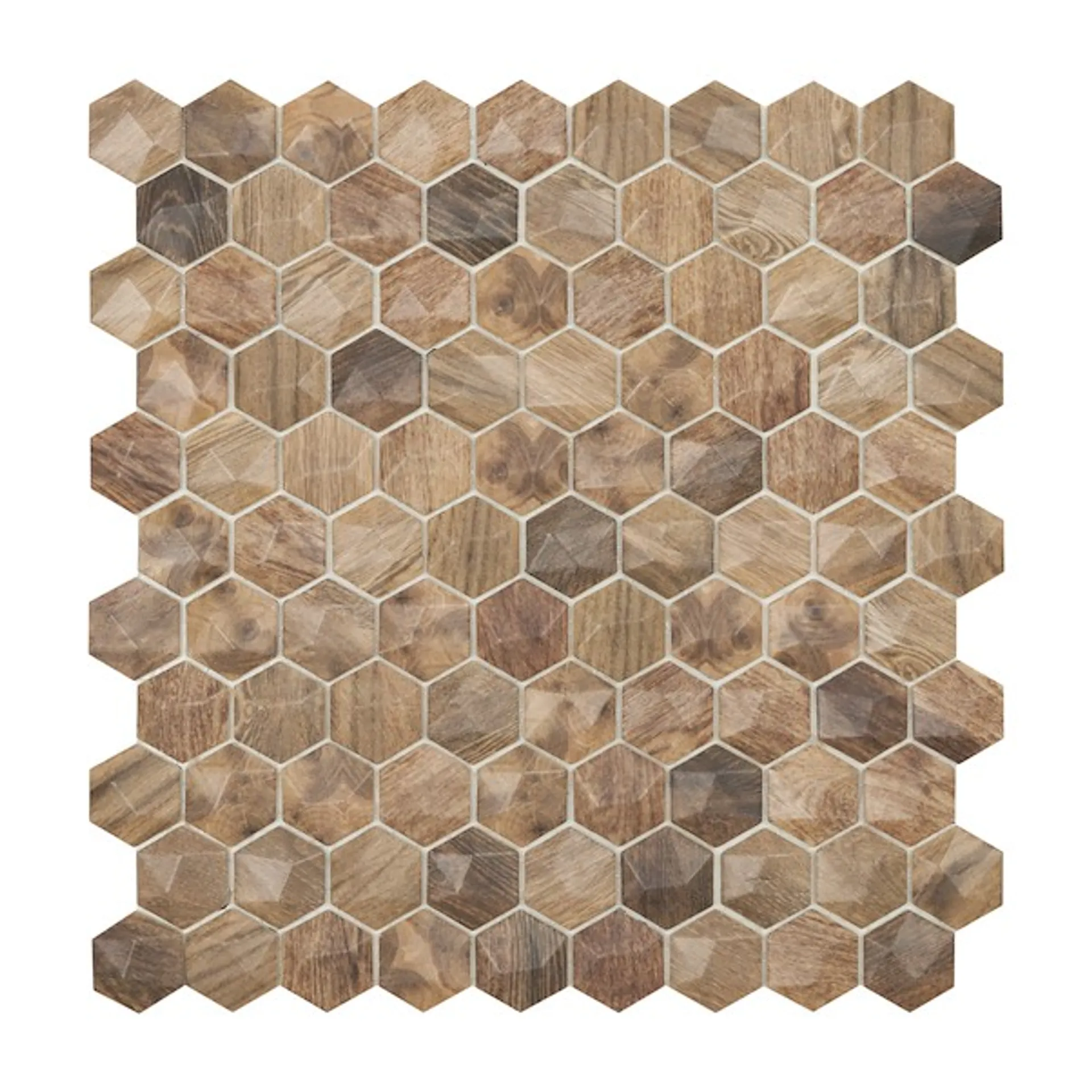 Mozaika Honey woods 4700/d glass 29x30 Euroceramic