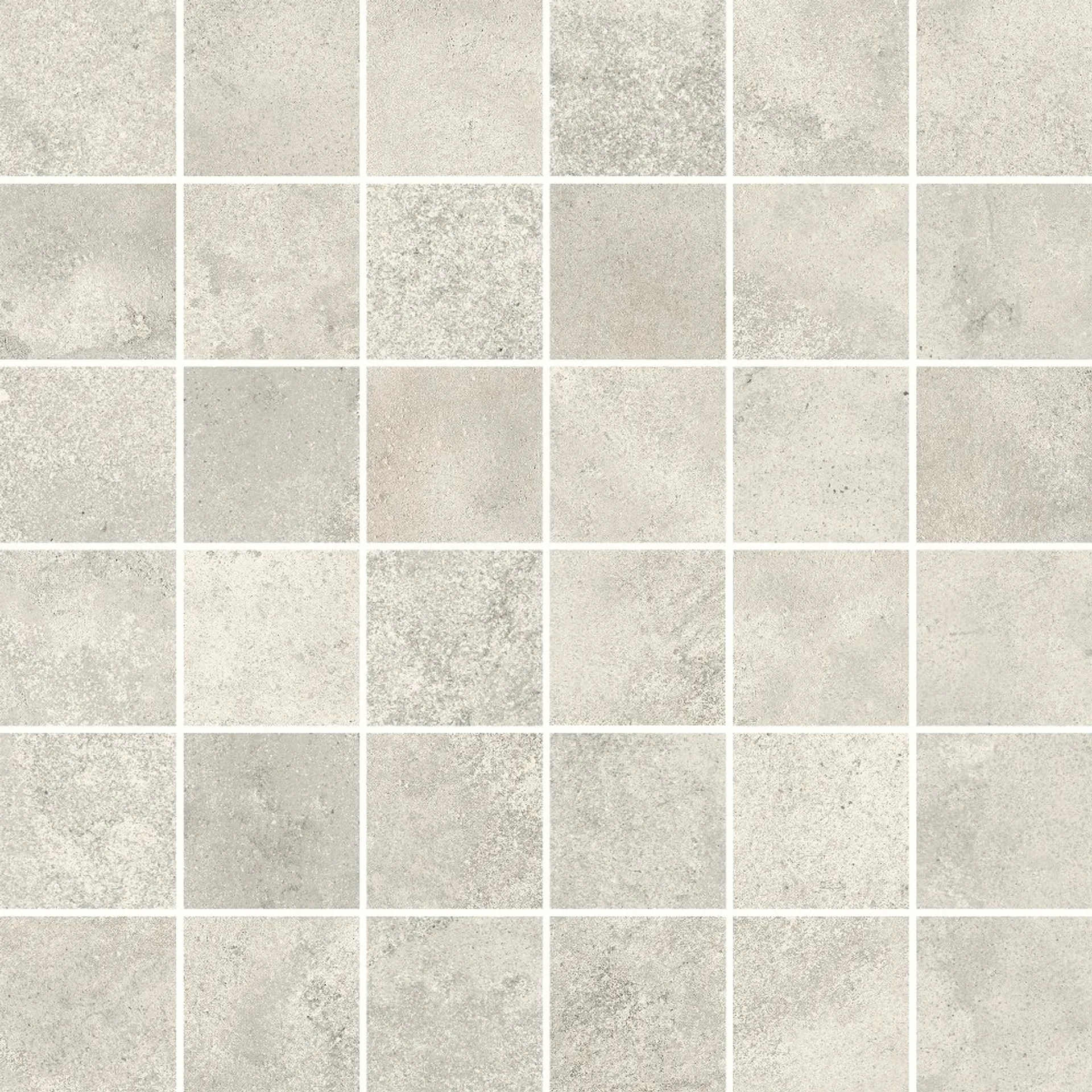 Mozaika Quenos white mat rectified 29,8x29,8 Opoczno