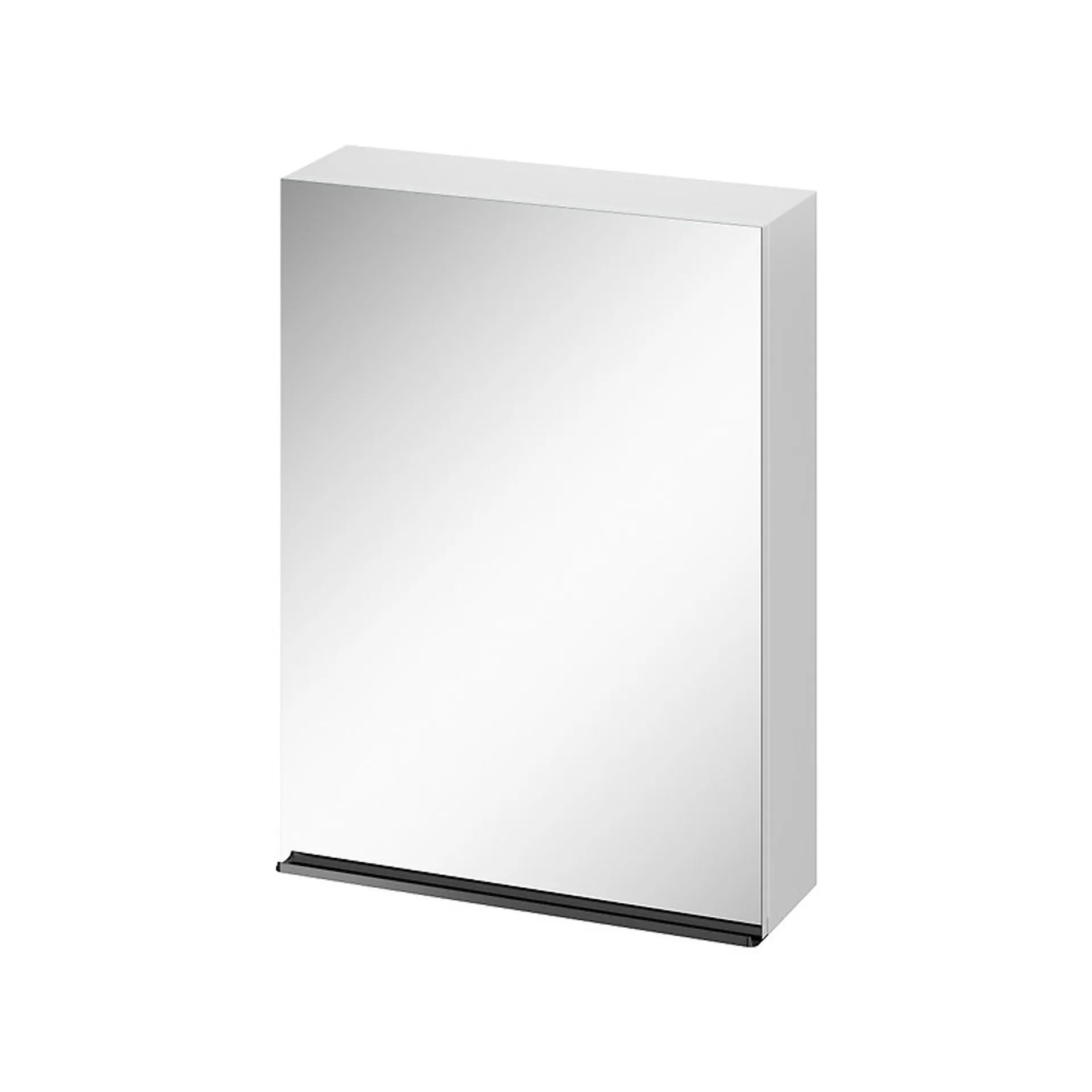 Szafka łazienkowa wisząca z lustrem Cersanit Virgo 60 cm biały połysk S522-014