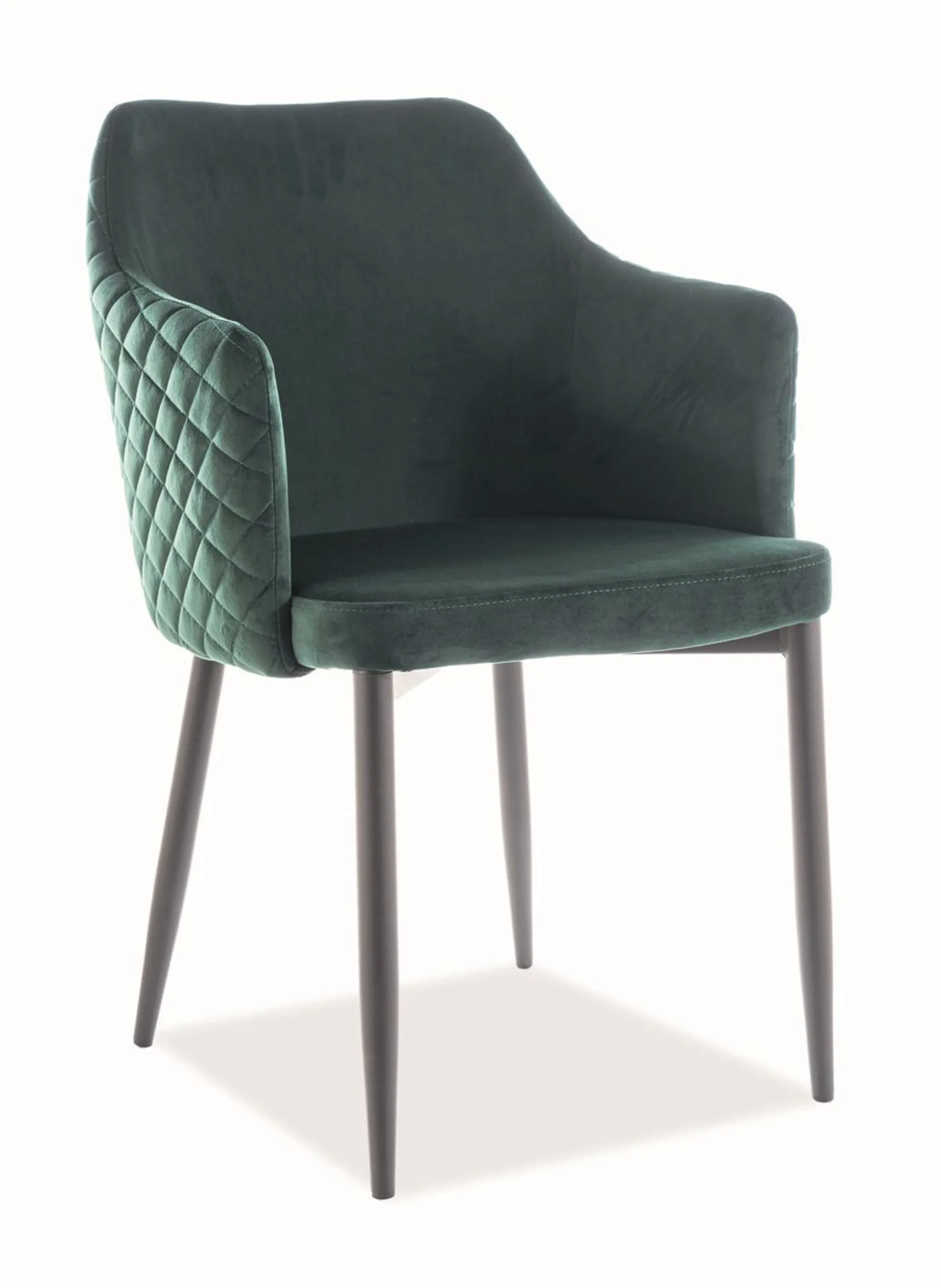 Krzesło Astor Czarne / Bluvel 78 Zielone