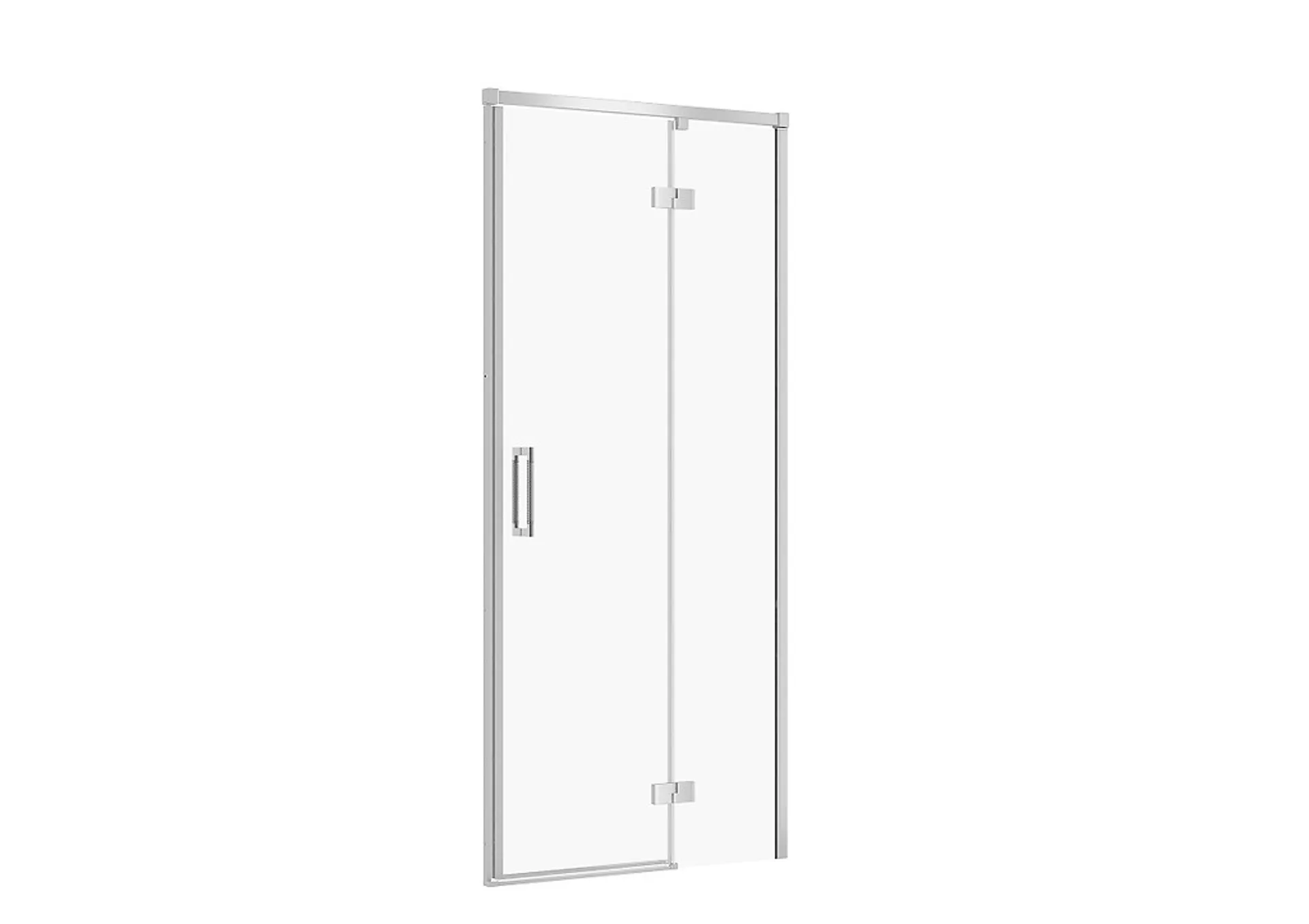 Drzwi prysznicowe Cersanit Larga 90X195 prawe chrom transparentne S932-116