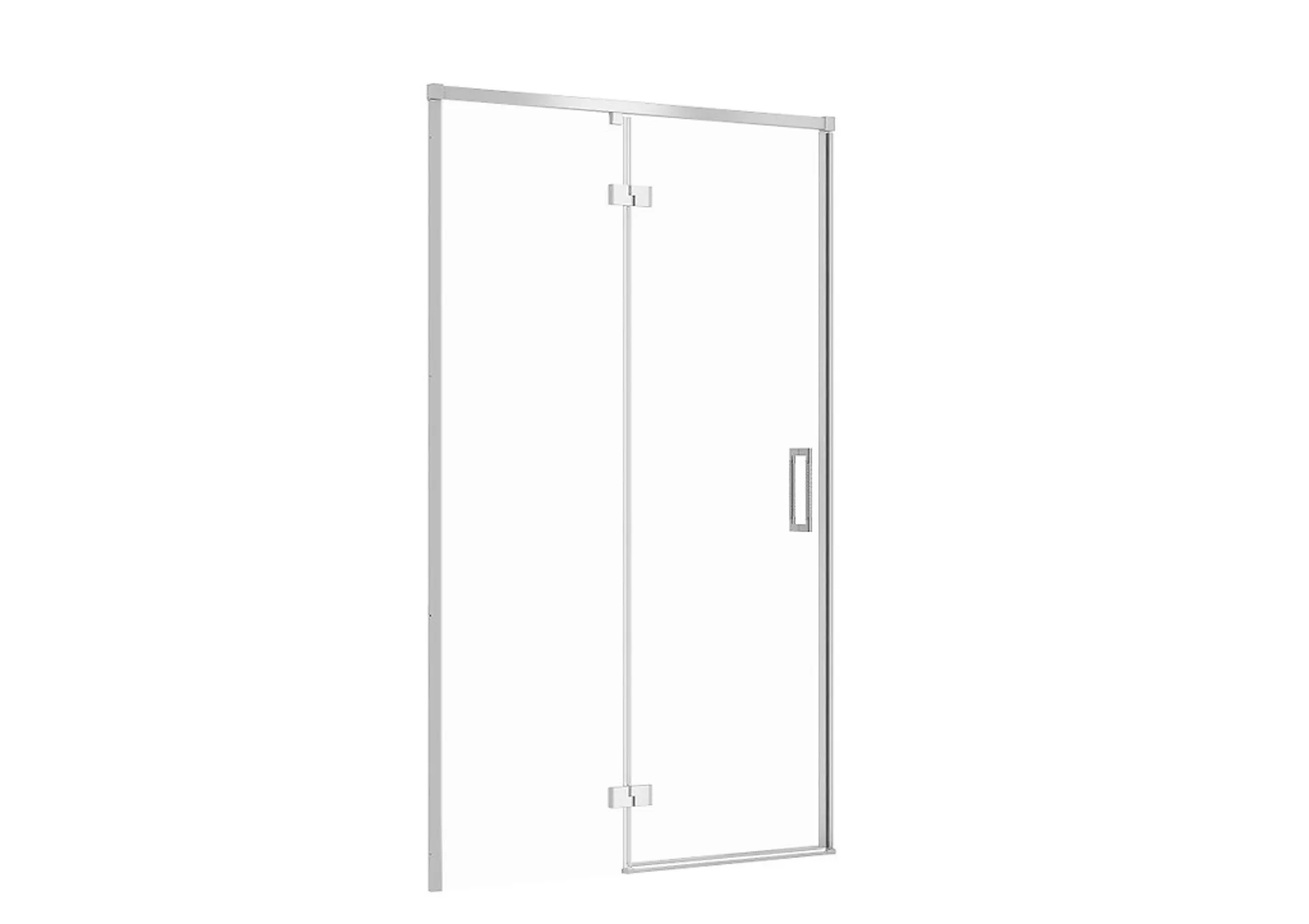 Drzwi prysznicowe Cersanit Larga 120X195 lewe chrom transparentne S932-122