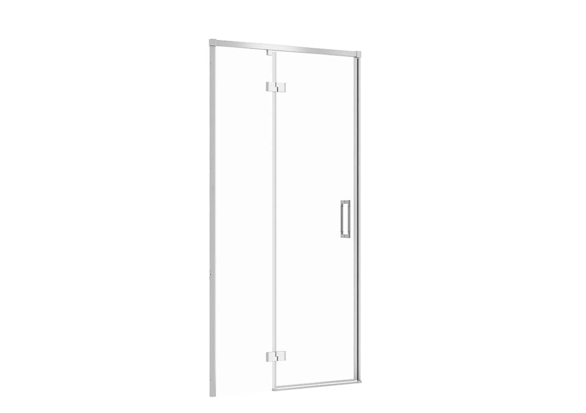 Drzwi prysznicowe Cersanit Larga 100X195 lewe chrom transparentne S932-121