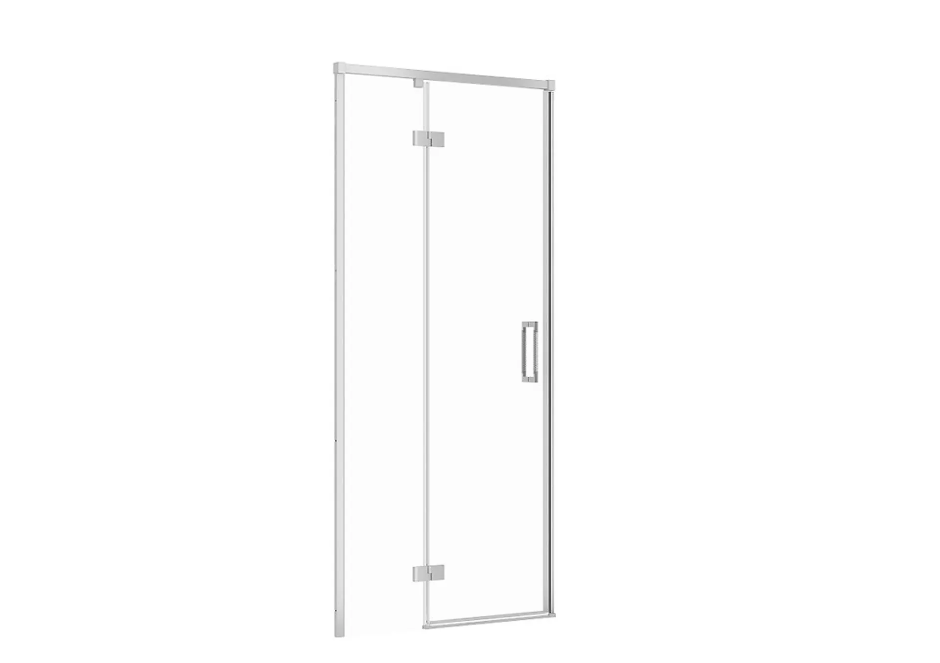 Drzwi prysznicowe Cersanit Larga 90X195 lewe chrom transparentne S932-120