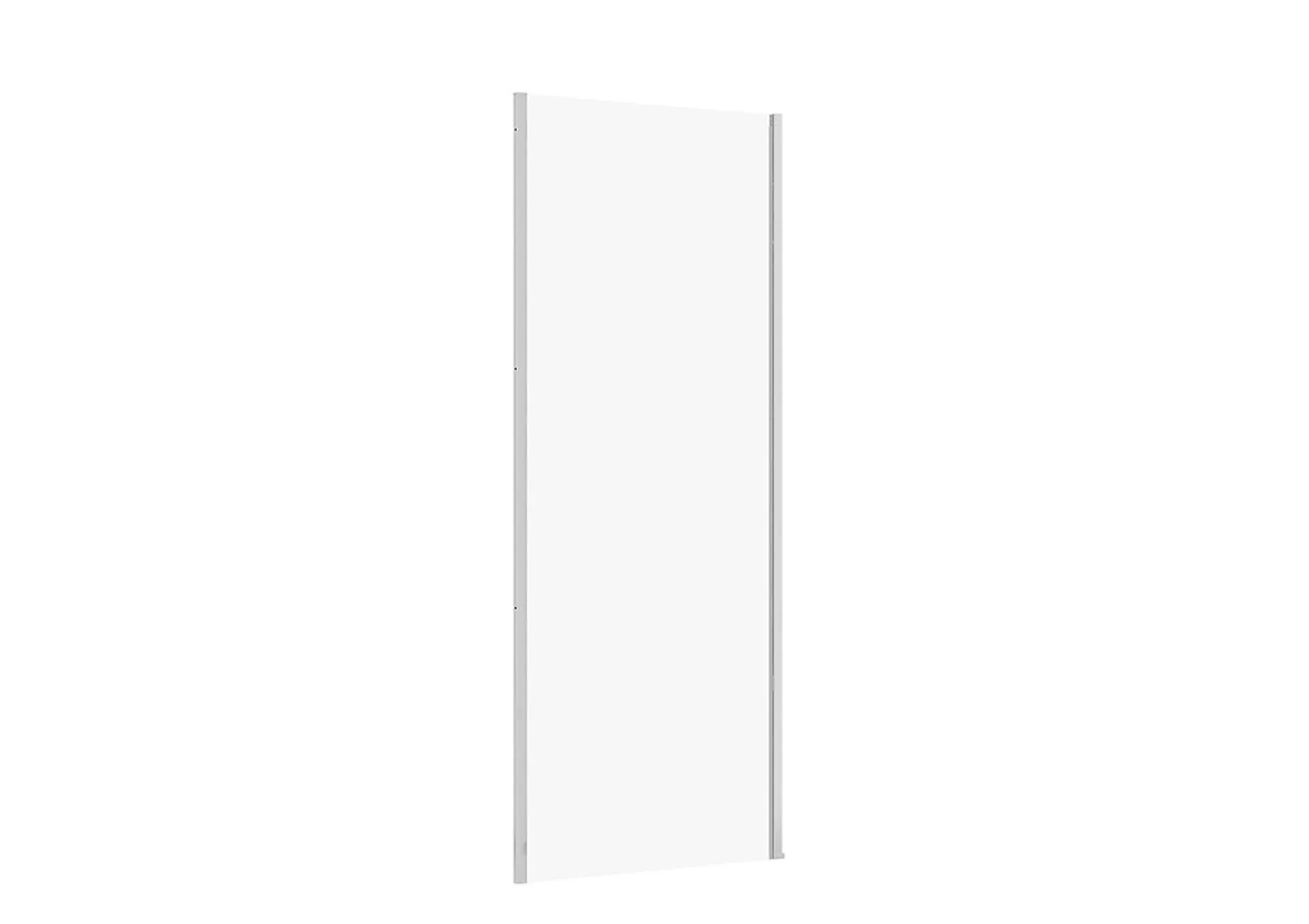 Ścianka kabiny prysznicowej Cersanit Larga 80x195 chrom transparentne S932-131