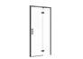 Drzwi prysznicowe Cersanit Larga 100X195 czarny transparentne S932-125