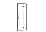 Drzwi prysznicowe Cersanit Larga 80X195 prawe czarny transparentne S932-123