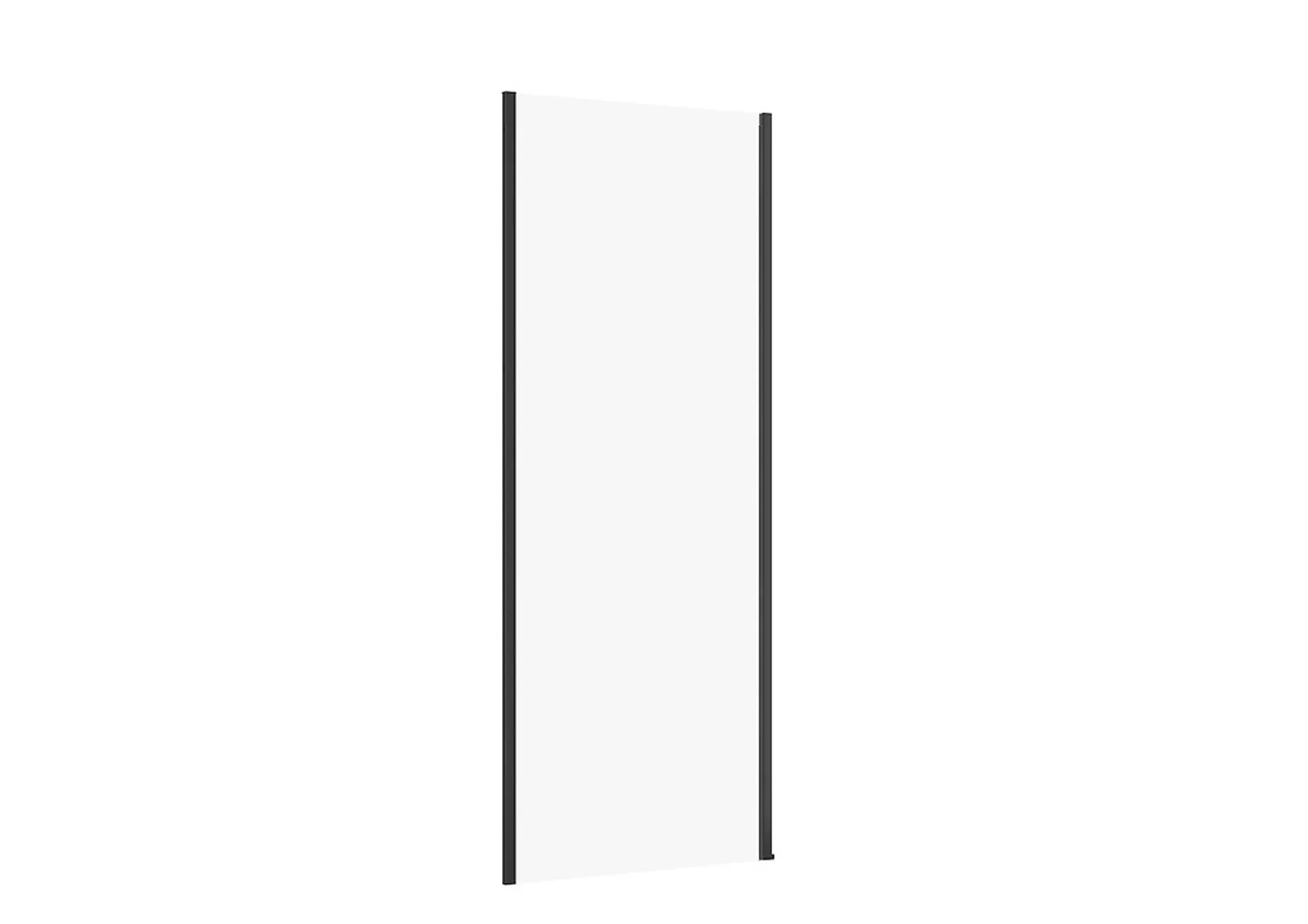 Ścianka kabiny prysznicowej Cersanit Larga 80x195 czarny transparentne S932-133