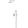 Zestaw prysznicowy podtynkowy Cersanit Larga chrom połysk S952-029