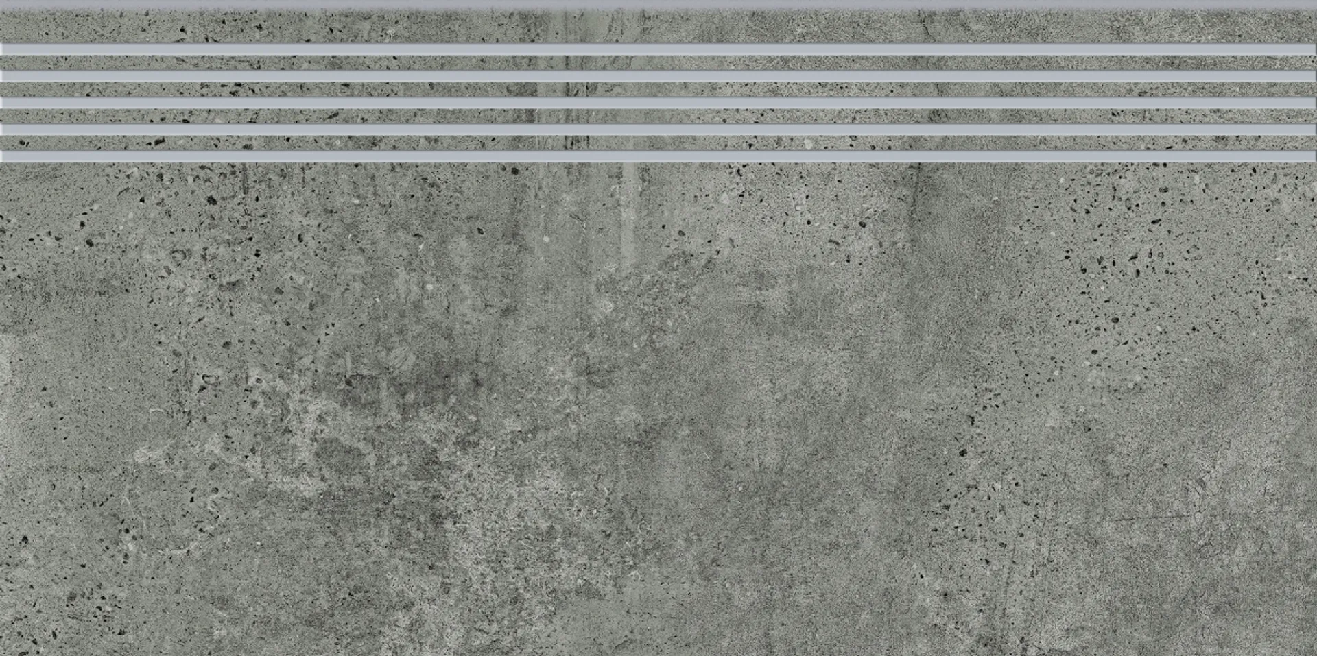 Stopnica Newstone graphite steptread mat rectified 29,8x59,8 Opoczno