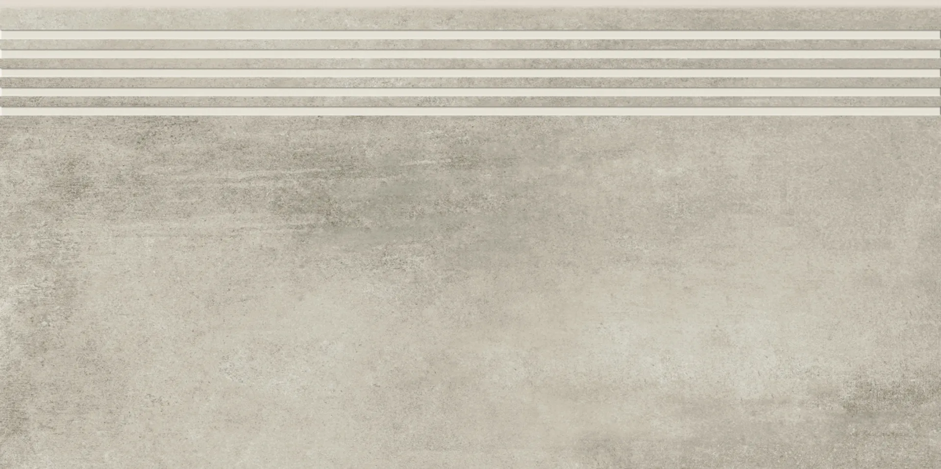 Stopnica Grava light grey steptread mat rectified 29,8x59,8 Opoczno
