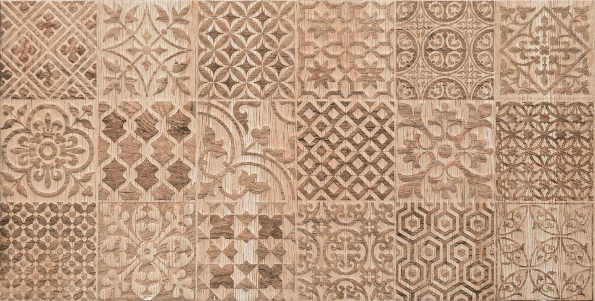 Glazura Velvetia patch wood structure mat 30,8x60,8 Arte