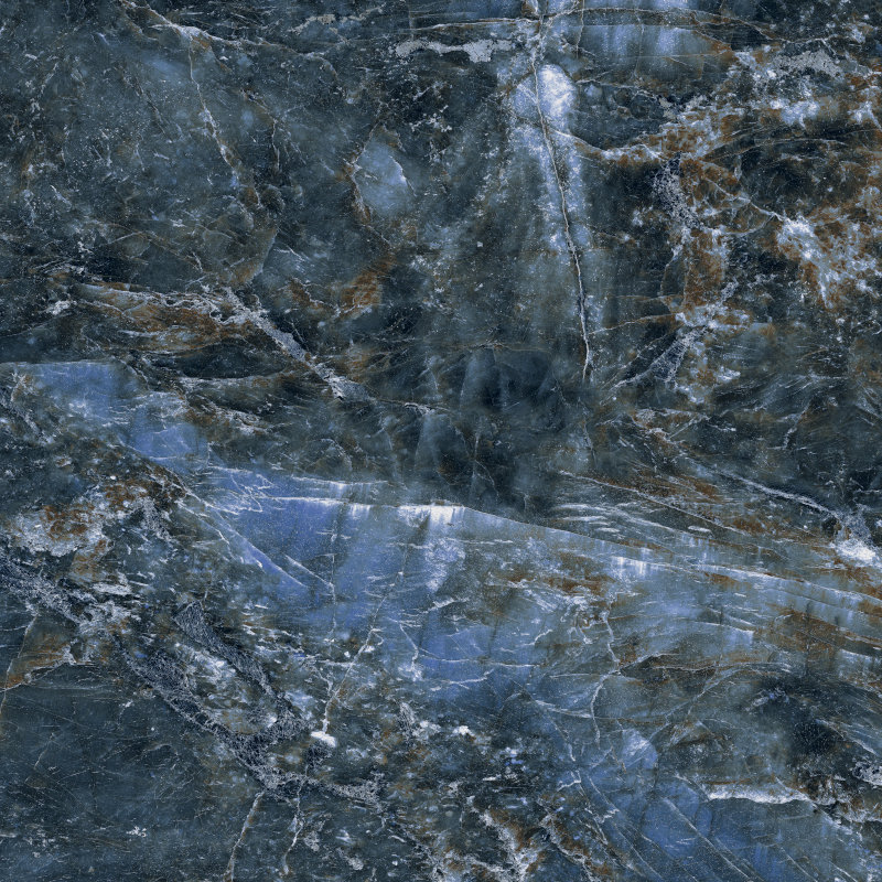 Фото - Плитка Opoczno Gres Color Crush blue polished rectified 79,8x79,8 