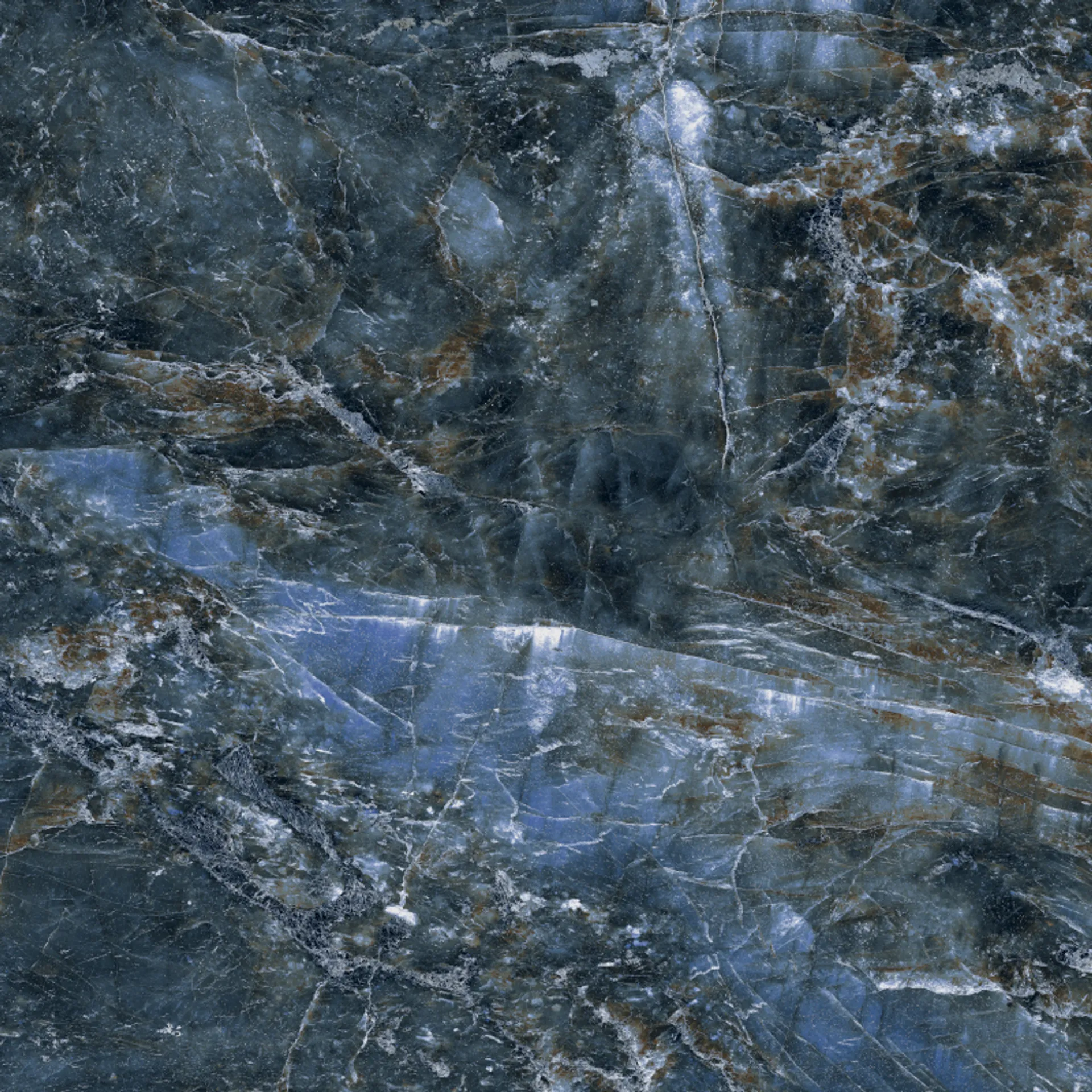 Gres Color Crush blue polished rectified 79,8x79,8 Opoczno