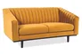 Sofa Asprey 2 Velvet Wenge / Bluvel 68 Curry