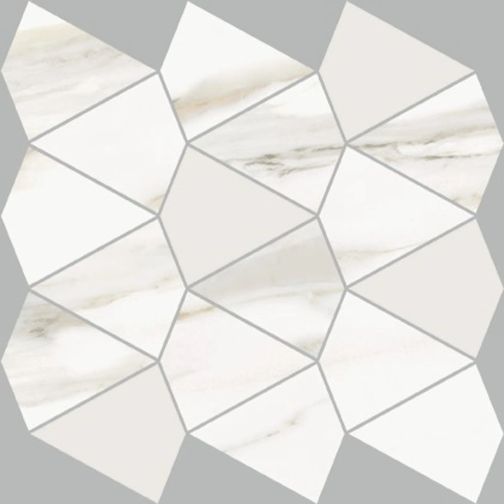 Mozaika Gold Wish white mosaic glossy rectified 29,7x29,7 Cersanit
