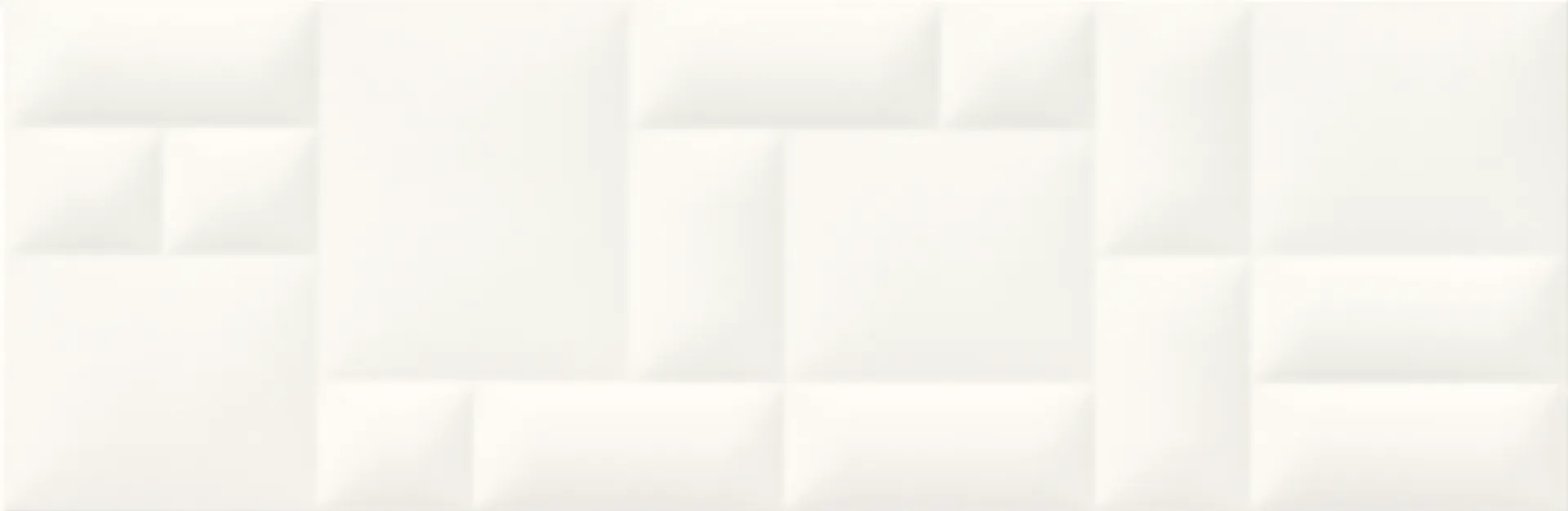 Glazura Pillow Game white str mat rectified 29x89 Cersanit