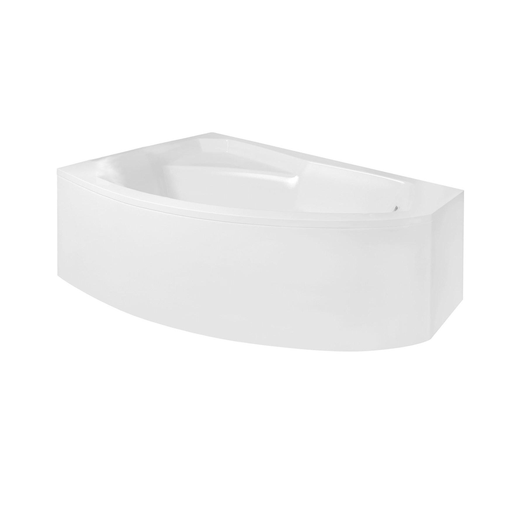 Фото - Панель для ванни / піддона Besco Obudowa wanny asymetrycznej 160x100 cm  Rima uniwersalna biały 