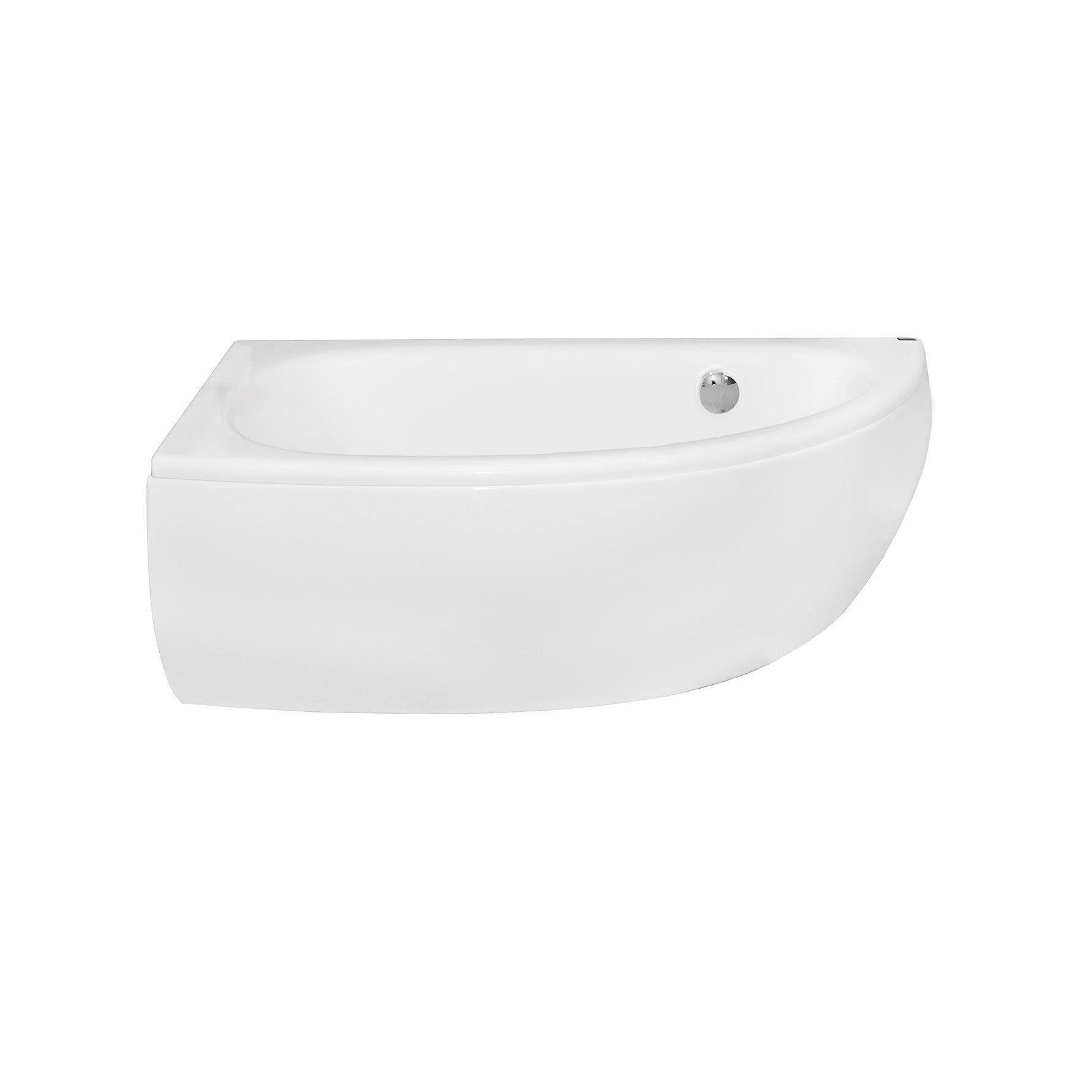 Фото - Панель для ванни / піддона Besco Obudowa wanny asymetrycznej 150x70 cm  Milena lewa biały OAM-15 