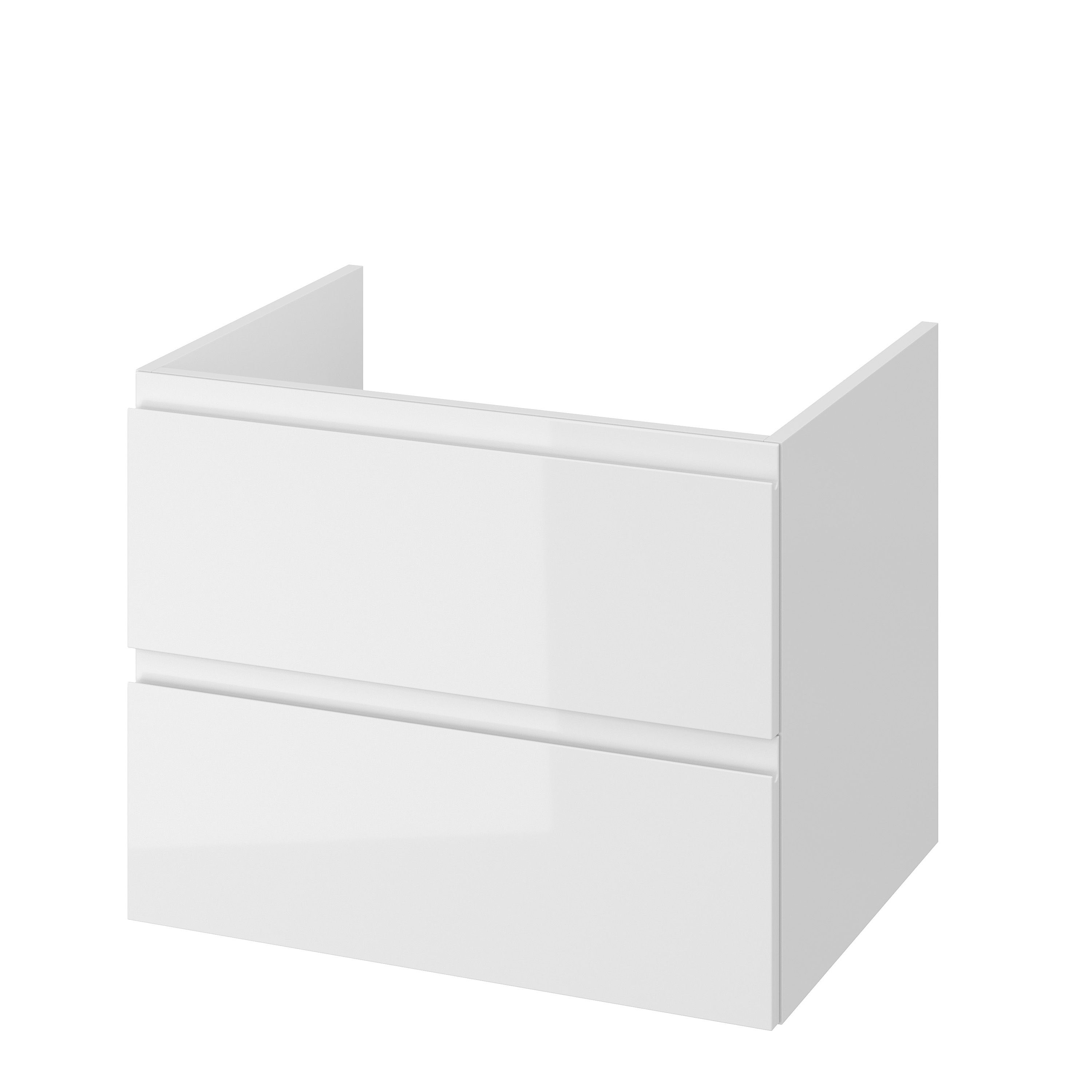 Szafka łazienkowa pod umywalkę Cersanit Moduo Slim 80 cm biały połysk S929-002