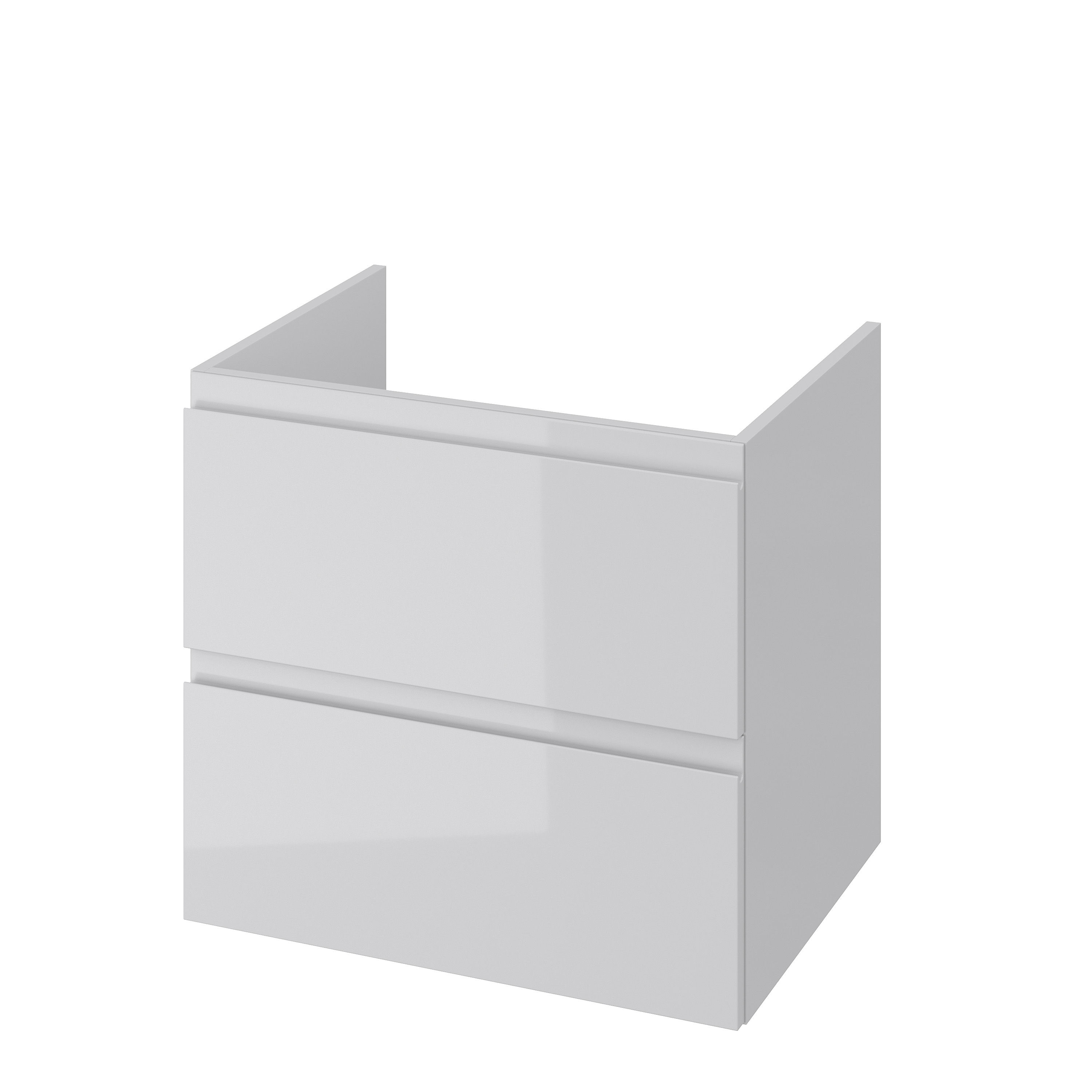 Szafka łazienkowa pod umywalkę Cersanit Moduo Slim 50 cm szary mat S590-005-DSM