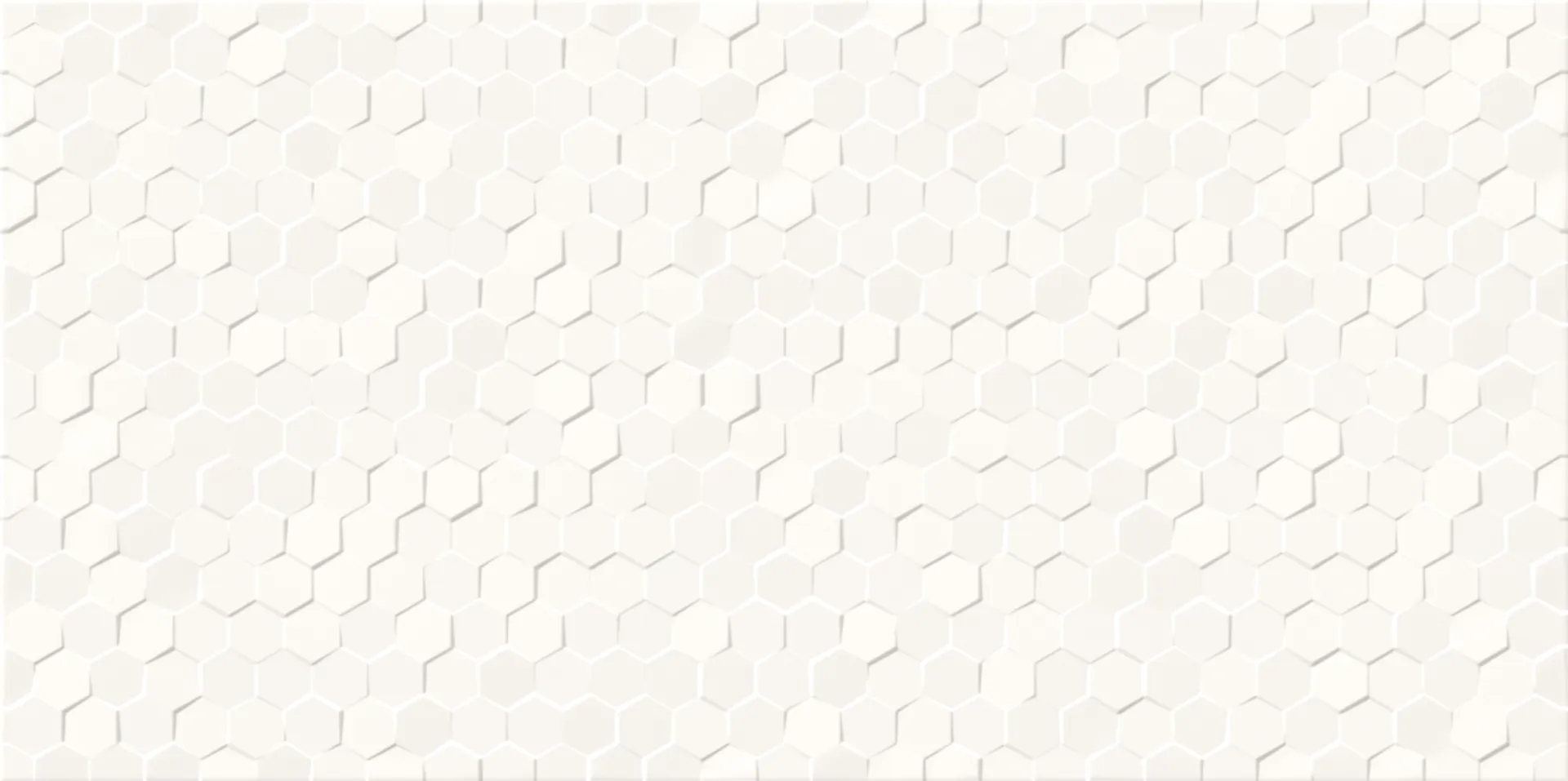 Glazura Alterio wt1012 white small hexa structure glossy rectified 29,8x59,8 Cersanit