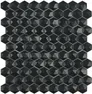 Mozaika Nordic black 903/d glass 29x30 Euroceramic