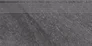 Stopnica Bolt dark grey steptread mat rectified 29,8x59,8 Cersanit