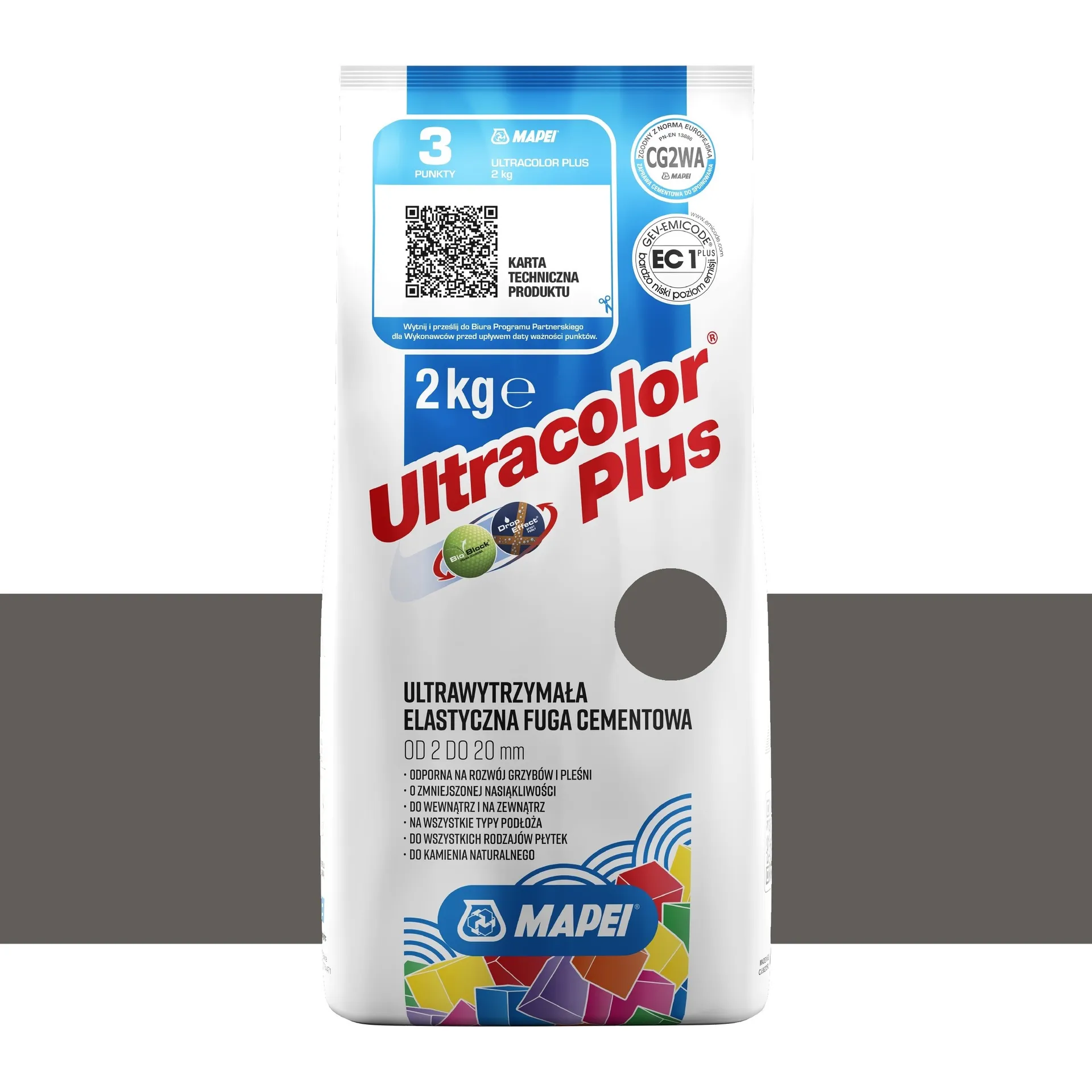 FUGA ANTRACYT ULTRACOLOR PLUS 114 2KG MAPEI