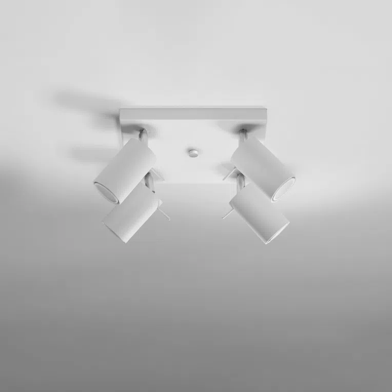 PLAFON RING 4 4XGU10 BIAŁY