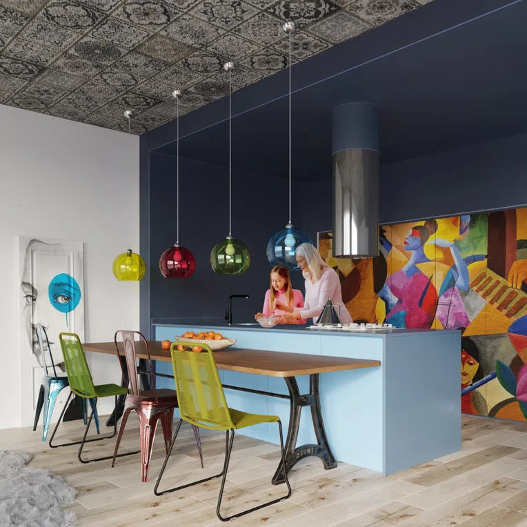 LAMPA WISZĄCA BALL 1XE27 ZIELONY