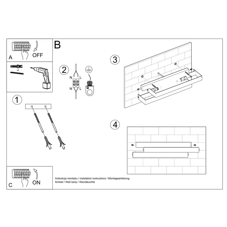 KINKIET FROST 2XG9 BIAŁY