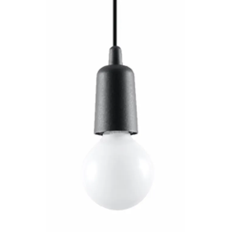 LAMPA WISZĄCA DIEGO 1 1XE27 CZARNY