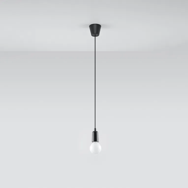 LAMPA WISZĄCA DIEGO 1 1XE27 CZARNY