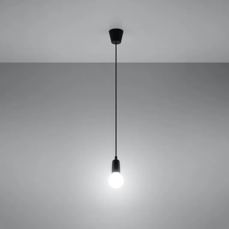 LAMPA WISZĄCA DIEGO 1 1XE27 CZARNY
