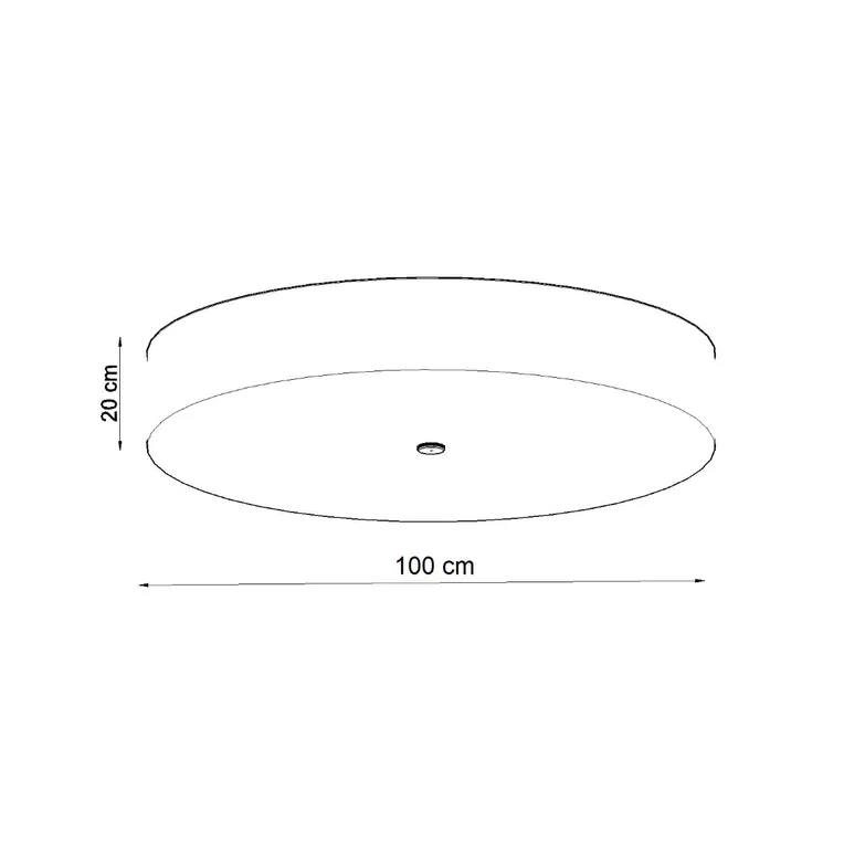 PLAFON SKALA 100 6XE27 CZARNY