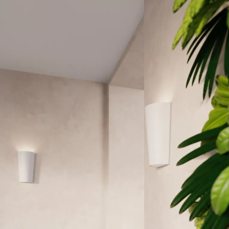 KINKIET CERAMICZNY LANA 1XE27 BIAŁY