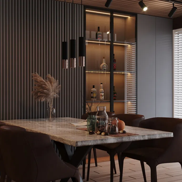 KINKIET LOOPEZ 2XGU10 CZARNY/MIEDŹ