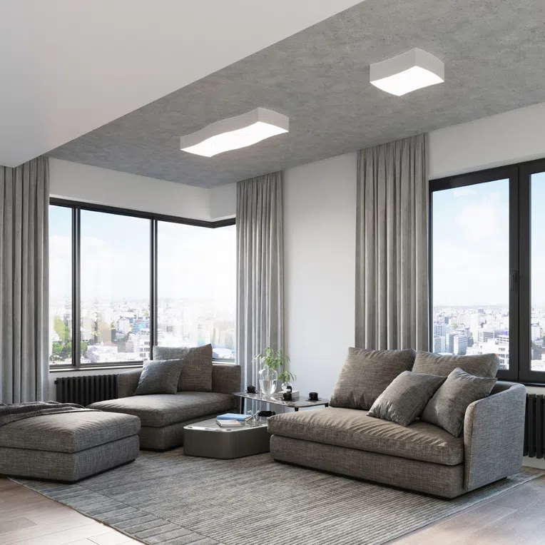 PLAFON SQUARE 3 6XE27 BIAŁY