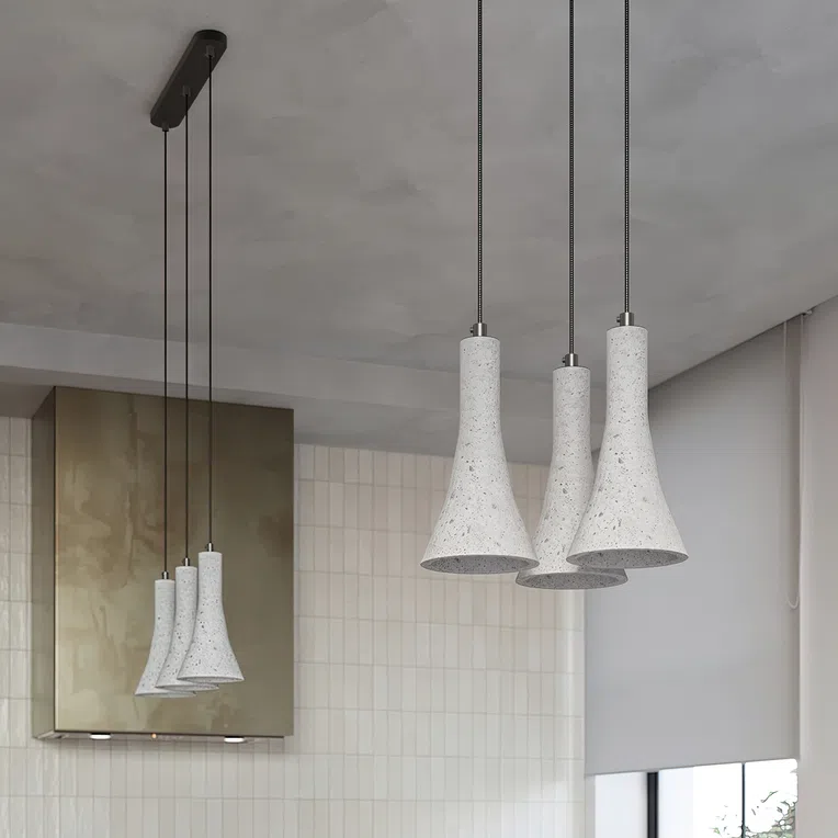 LAMPA WISZĄCA REA 1 1XE14 SZARY