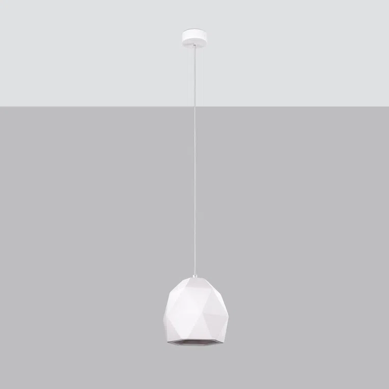 LAMPA WISZĄCA CERAMICZNA MINT 1XE27 BIAŁY